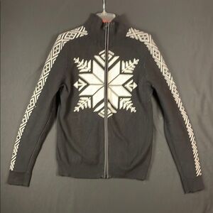 Lauren Ralph Lauren Activewear mock neck cardigan zipper closure sweater size M